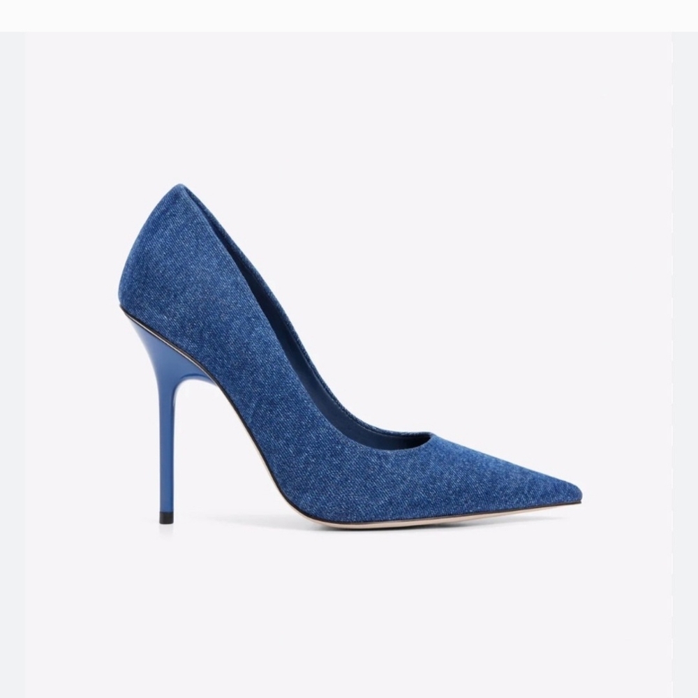 Good American Women's Blue Heels NIB - Picture 2 of 7